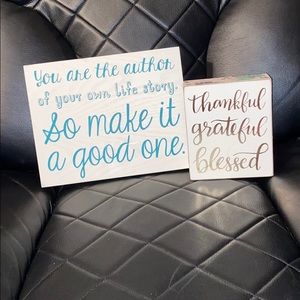 Two cute signs for the price of one!